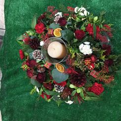 Nordic Table Centre in Red